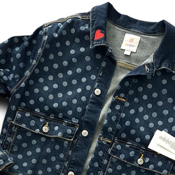 NWT - LuLaRoe Kenny Denim Jacket - Picture 2 of 5